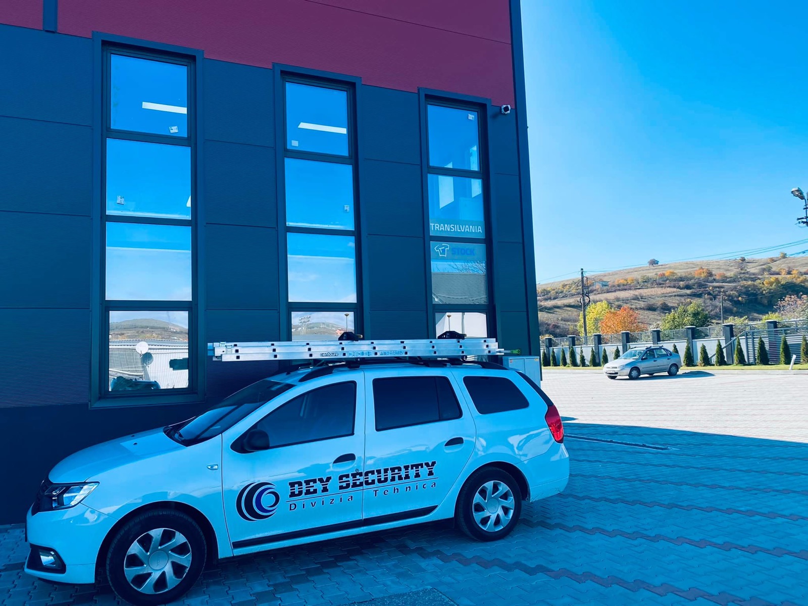Detaliu instalație de securitate