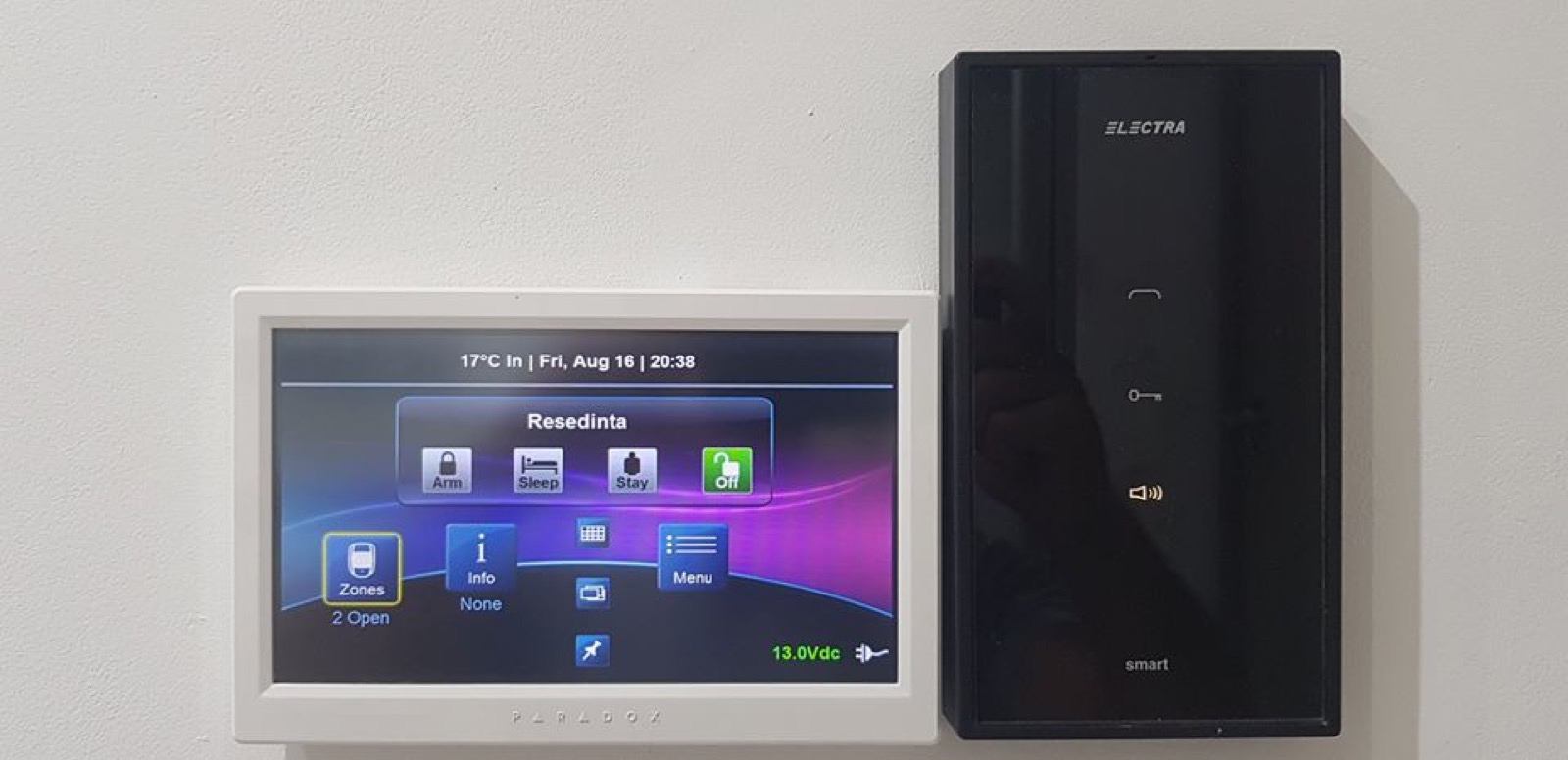 Instalație de securitate — obiectiv comercial