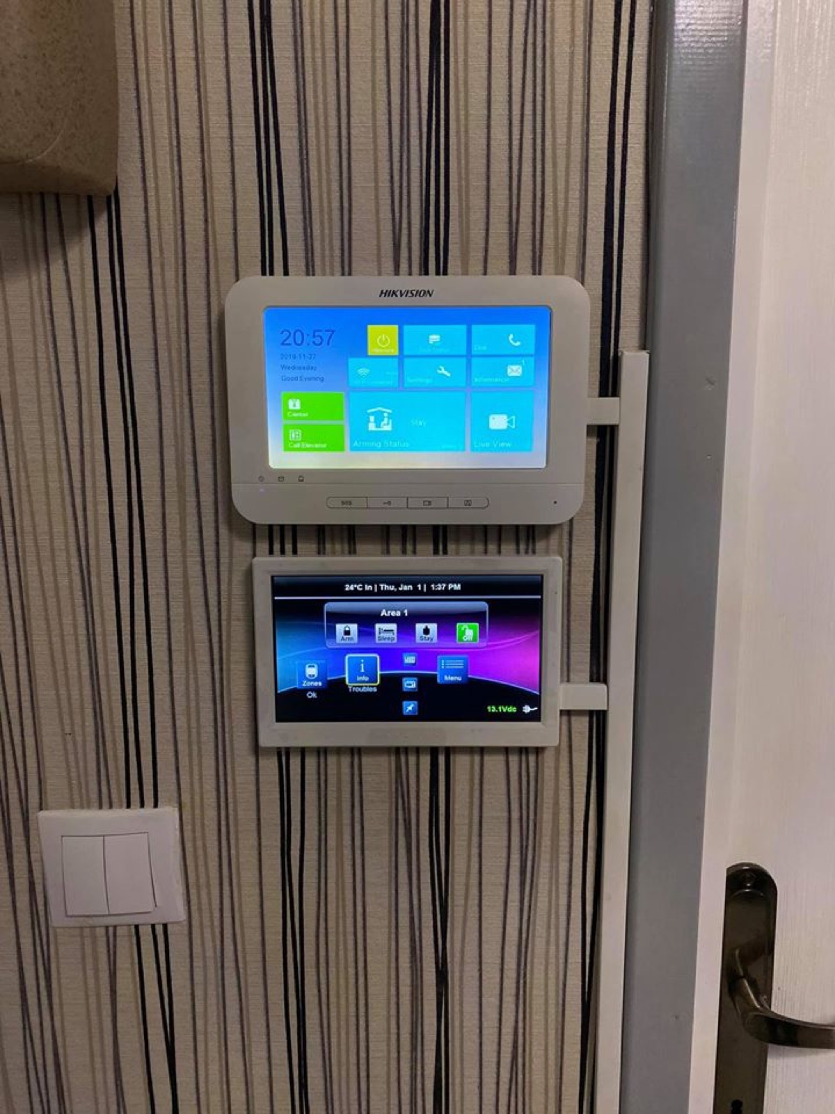 Sistem de securitate instalat