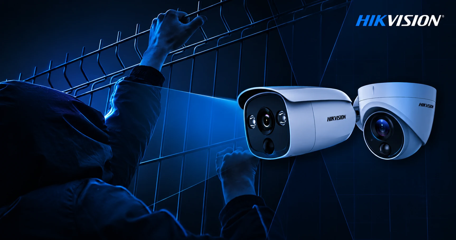 Camere de supraveghere Hikvision instalate pe perimetru